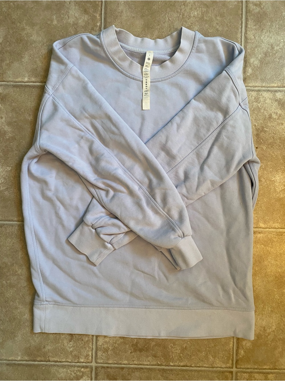 Women’s Perfectly Oversized Crew Neck - Light Lavender